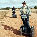 A bordo del Segway